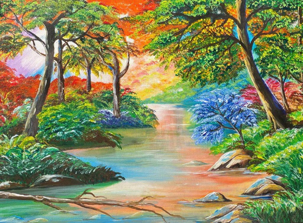 nature landscape painting